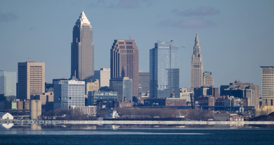Cleveland Ohio skyline