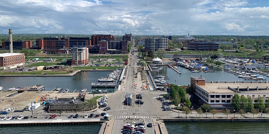 Erie skyline