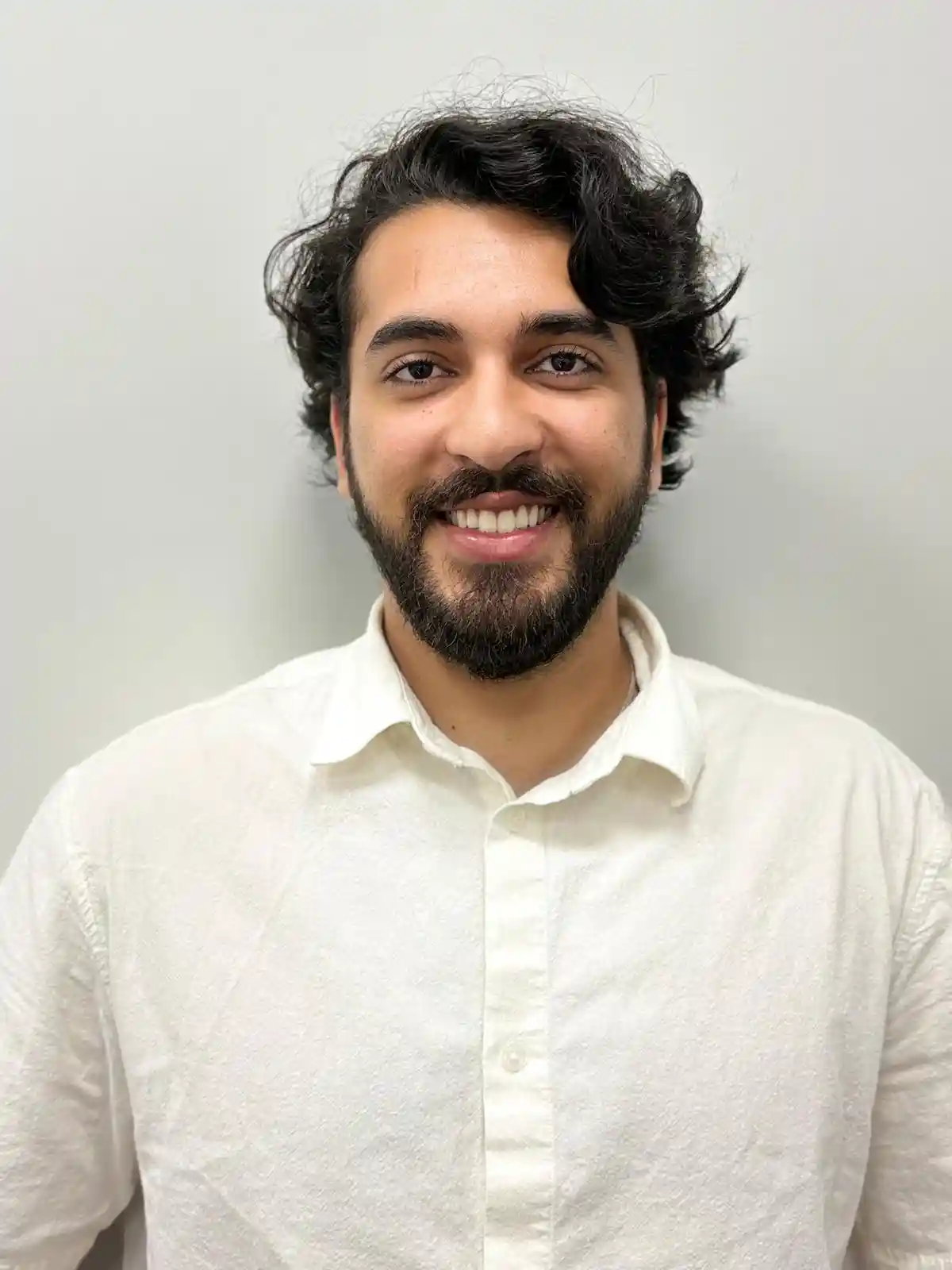 Remote worker sitting comfortably in a modern home office