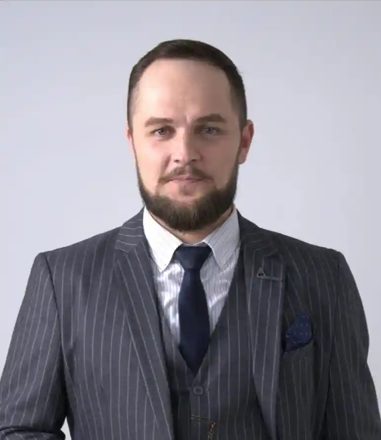 Musician performing on a guitar in a creative studio environment