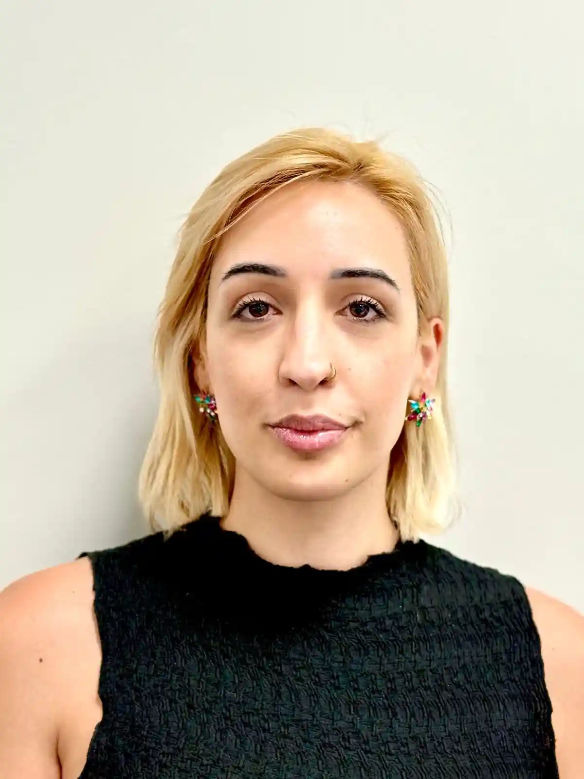 Outdoor portrait of a young woman enjoying nature