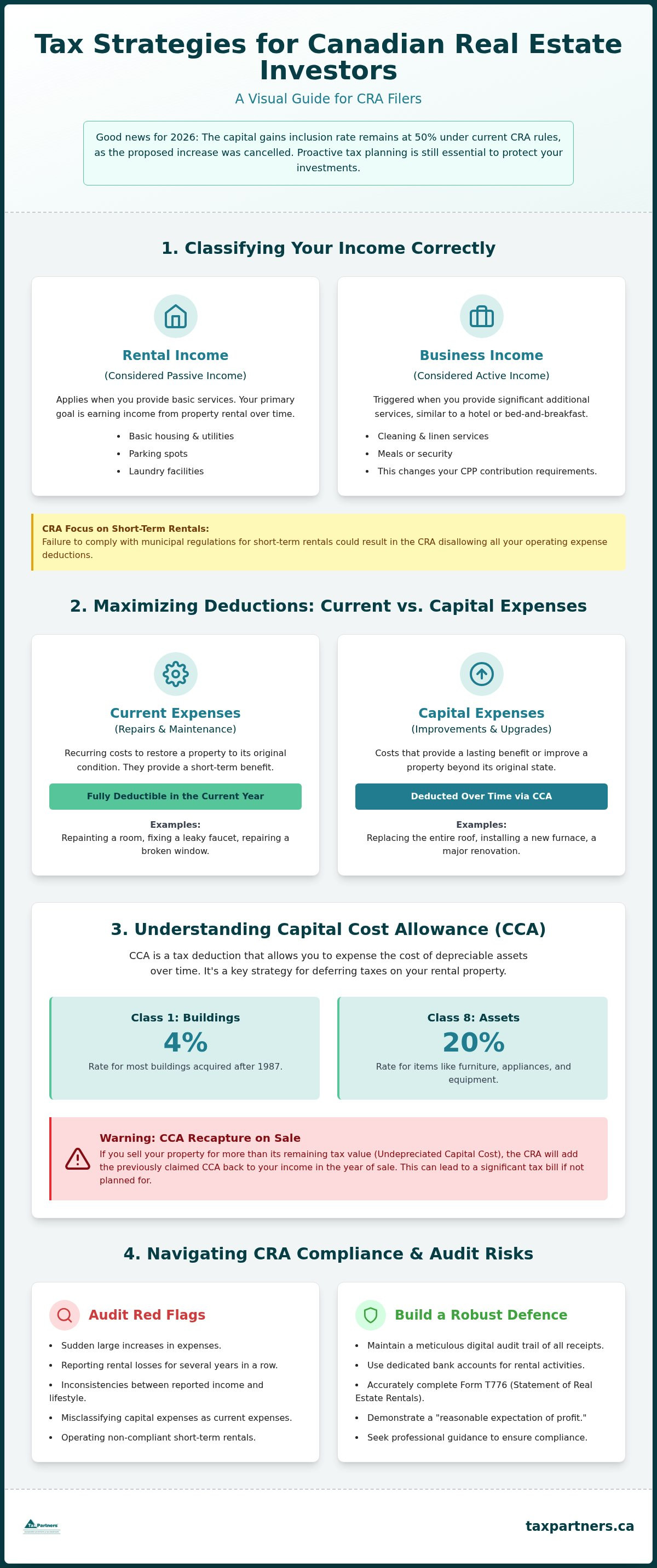 2026 Tax Strategies for Canadian Real Estate Investors